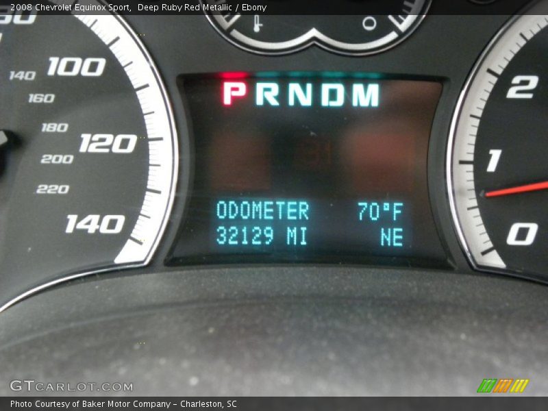 Deep Ruby Red Metallic / Ebony 2008 Chevrolet Equinox Sport