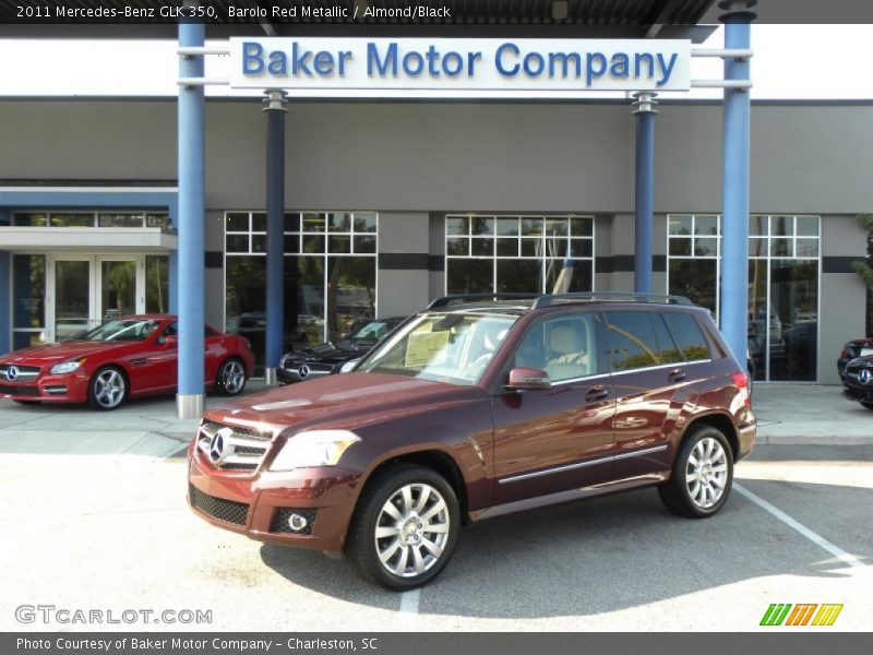 Barolo Red Metallic / Almond/Black 2011 Mercedes-Benz GLK 350