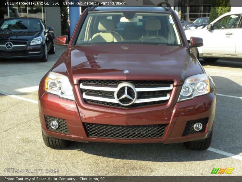 Barolo Red Metallic / Almond/Black 2011 Mercedes-Benz GLK 350