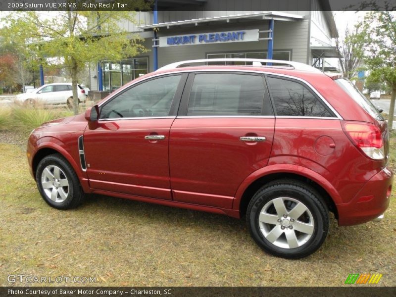 Ruby Red / Tan 2009 Saturn VUE XR V6