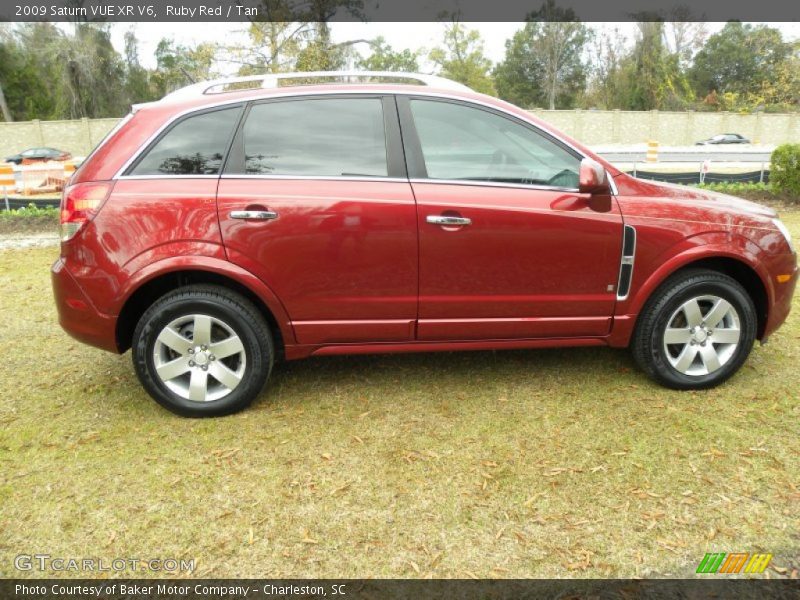 Ruby Red / Tan 2009 Saturn VUE XR V6