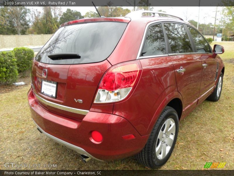 Ruby Red / Tan 2009 Saturn VUE XR V6