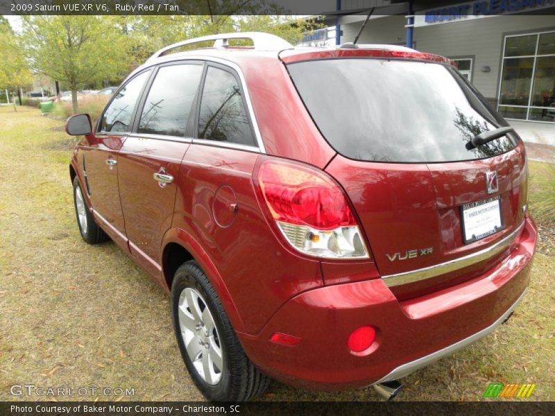 Ruby Red / Tan 2009 Saturn VUE XR V6