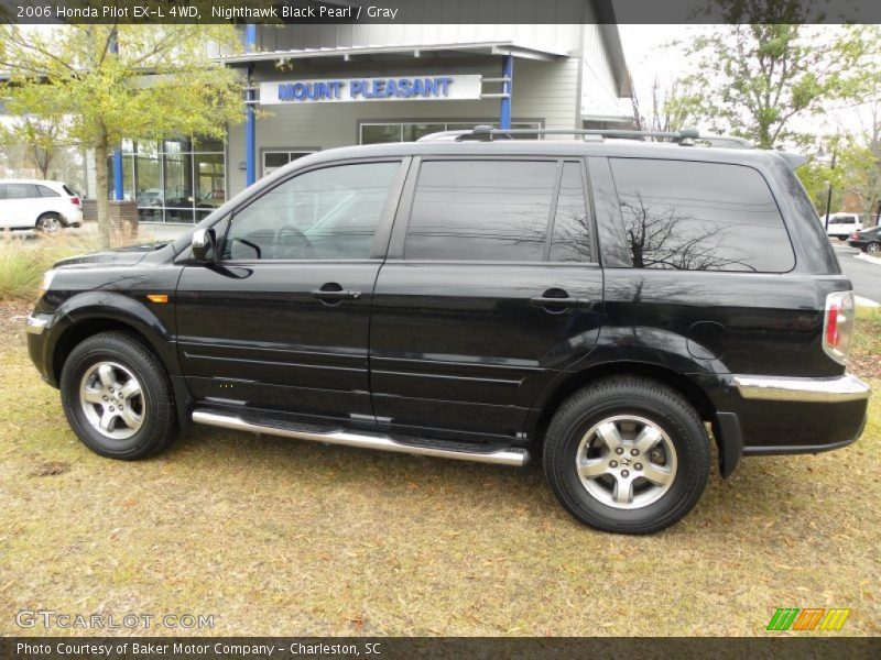 Nighthawk Black Pearl / Gray 2006 Honda Pilot EX-L 4WD