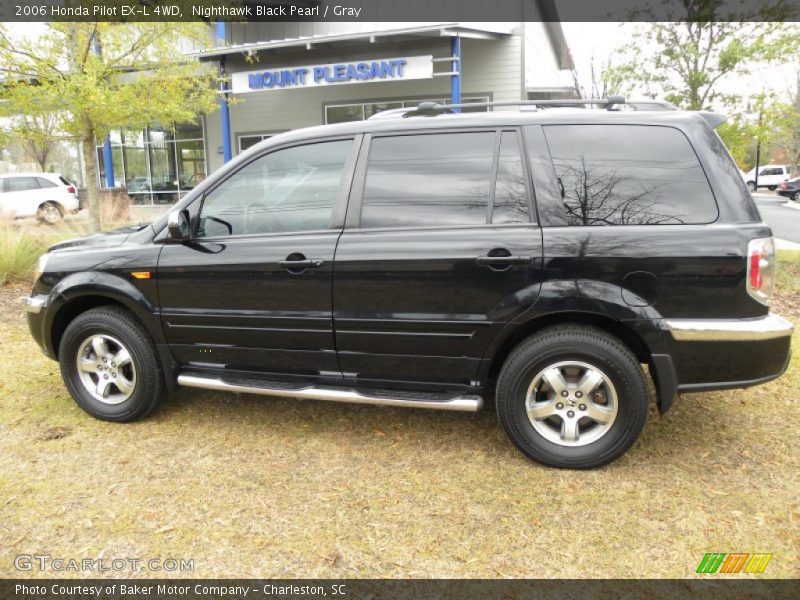 Nighthawk Black Pearl / Gray 2006 Honda Pilot EX-L 4WD