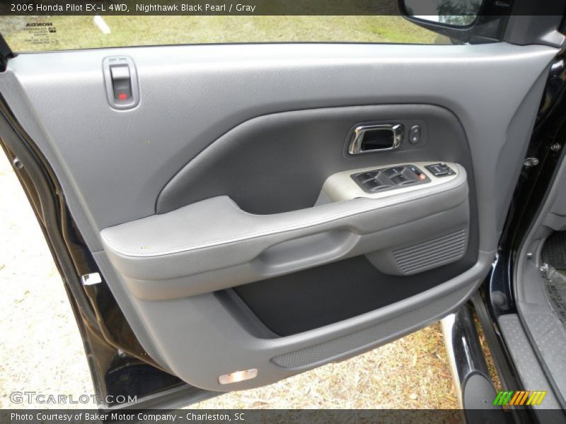 Nighthawk Black Pearl / Gray 2006 Honda Pilot EX-L 4WD