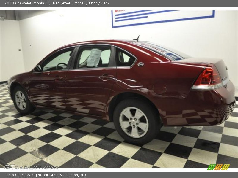 Red Jewel Tintcoat / Ebony Black 2008 Chevrolet Impala LT