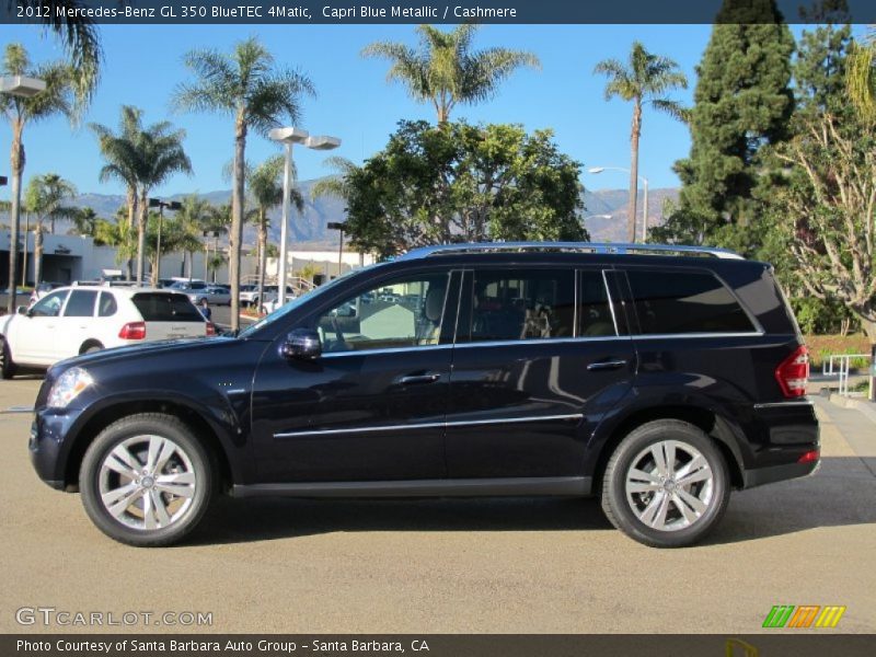 Capri Blue Metallic / Cashmere 2012 Mercedes-Benz GL 350 BlueTEC 4Matic