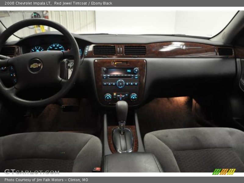 Red Jewel Tintcoat / Ebony Black 2008 Chevrolet Impala LT