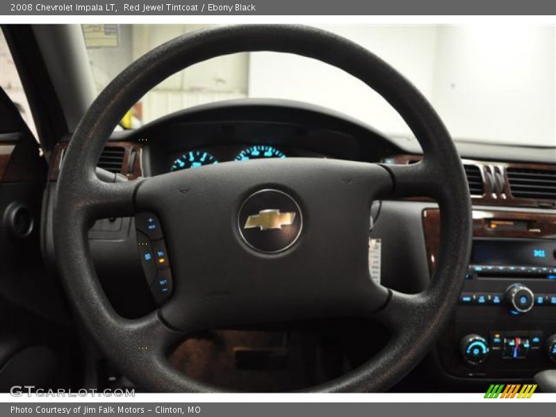 Red Jewel Tintcoat / Ebony Black 2008 Chevrolet Impala LT