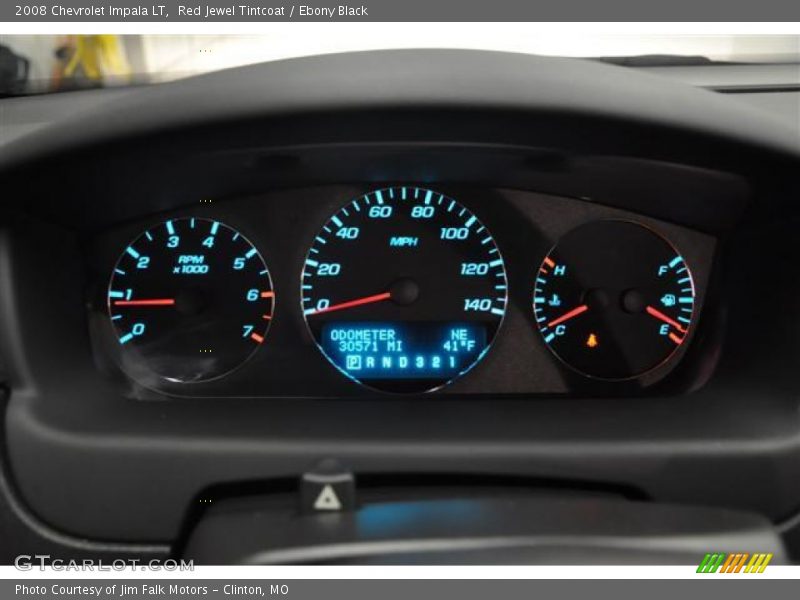 Red Jewel Tintcoat / Ebony Black 2008 Chevrolet Impala LT