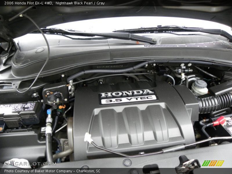 Nighthawk Black Pearl / Gray 2006 Honda Pilot EX-L 4WD