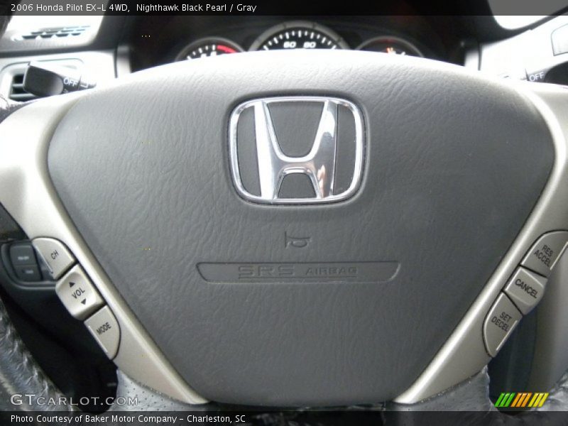 Nighthawk Black Pearl / Gray 2006 Honda Pilot EX-L 4WD