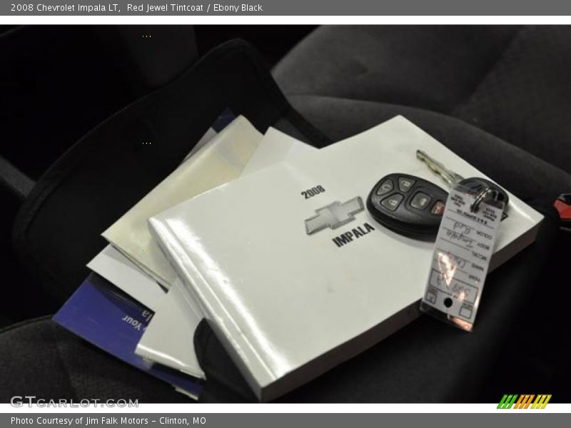 Red Jewel Tintcoat / Ebony Black 2008 Chevrolet Impala LT
