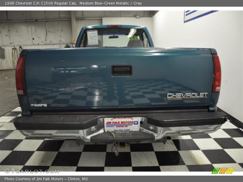Medium Blue-Green Metallic / Gray 1998 Chevrolet C/K C1500 Regular Cab