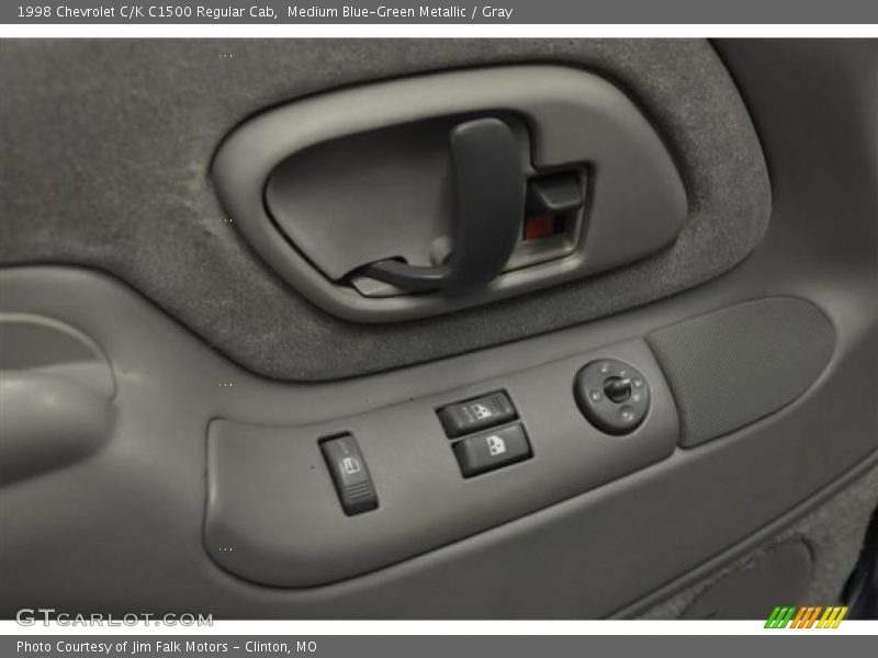 Medium Blue-Green Metallic / Gray 1998 Chevrolet C/K C1500 Regular Cab