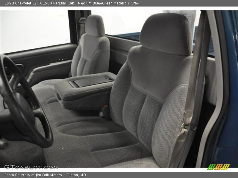 Medium Blue-Green Metallic / Gray 1998 Chevrolet C/K C1500 Regular Cab