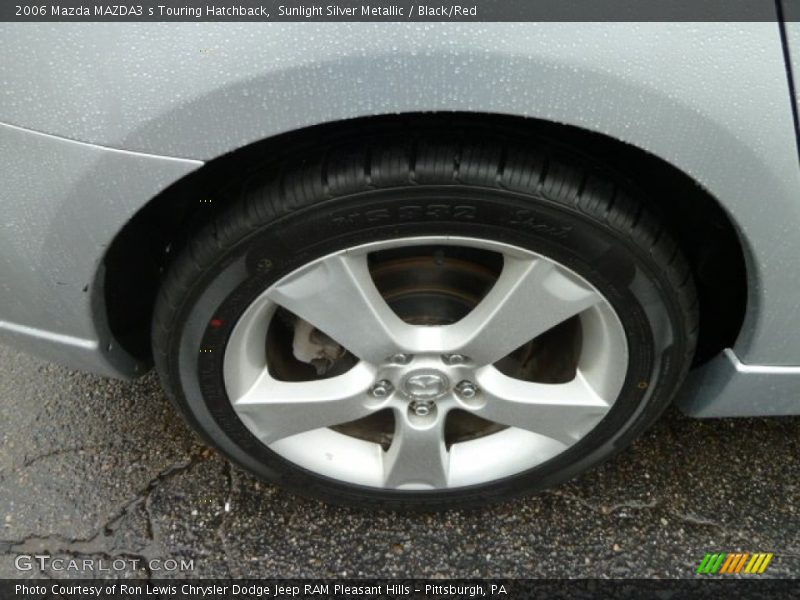 Sunlight Silver Metallic / Black/Red 2006 Mazda MAZDA3 s Touring Hatchback