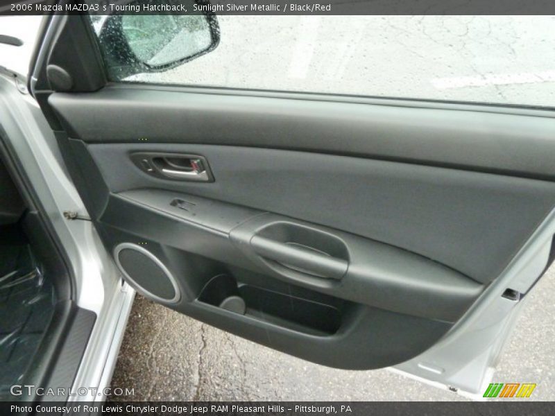 Sunlight Silver Metallic / Black/Red 2006 Mazda MAZDA3 s Touring Hatchback