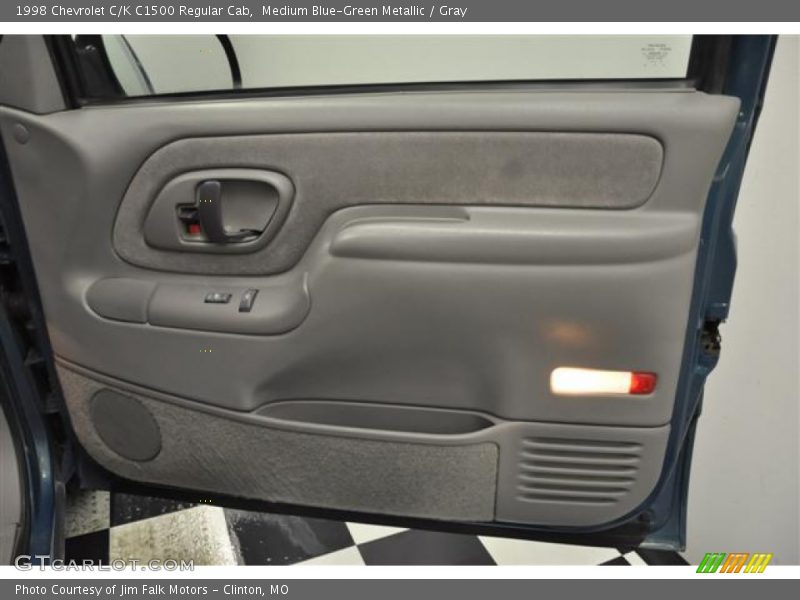 Medium Blue-Green Metallic / Gray 1998 Chevrolet C/K C1500 Regular Cab