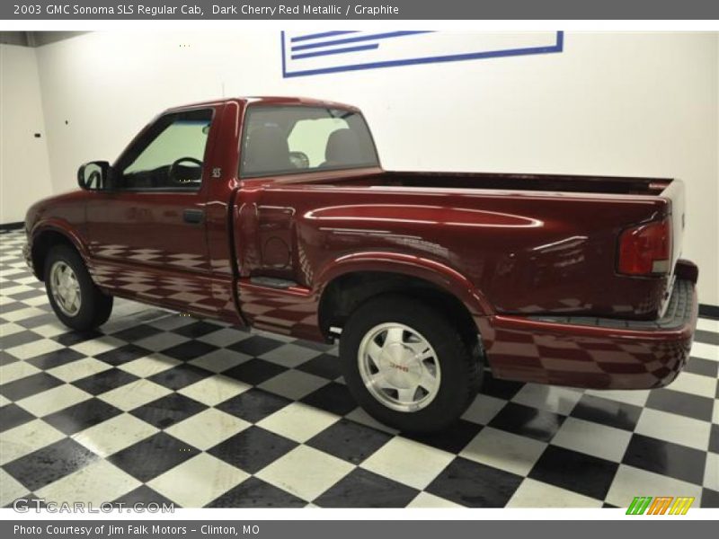  2003 Sonoma SLS Regular Cab Dark Cherry Red Metallic
