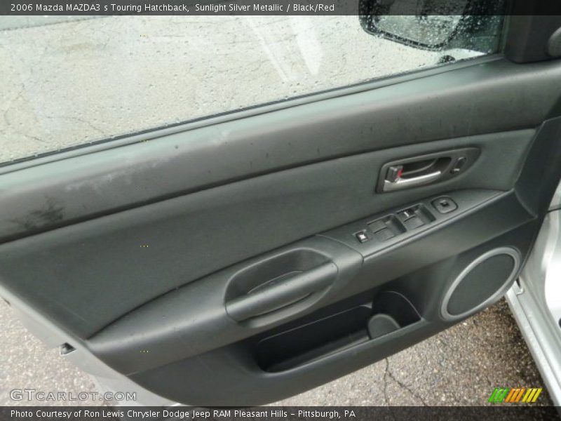 Sunlight Silver Metallic / Black/Red 2006 Mazda MAZDA3 s Touring Hatchback
