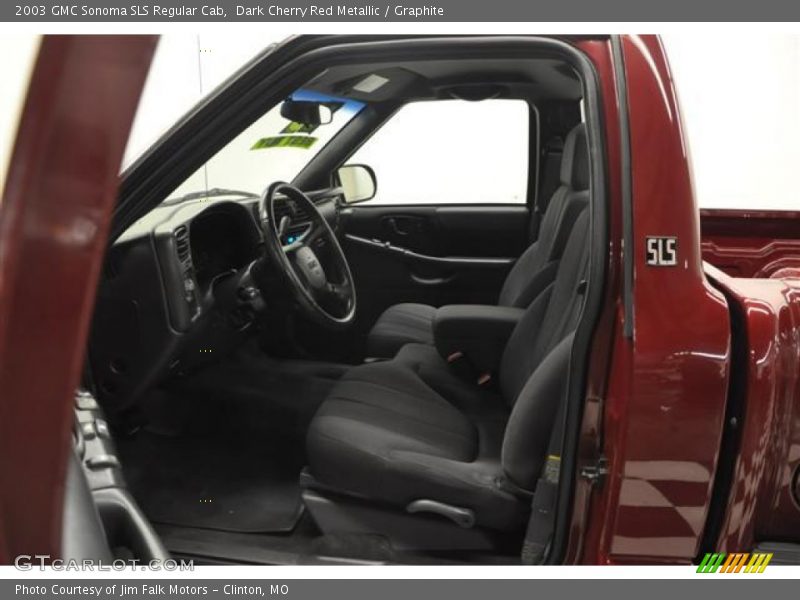  2003 Sonoma SLS Regular Cab Graphite Interior