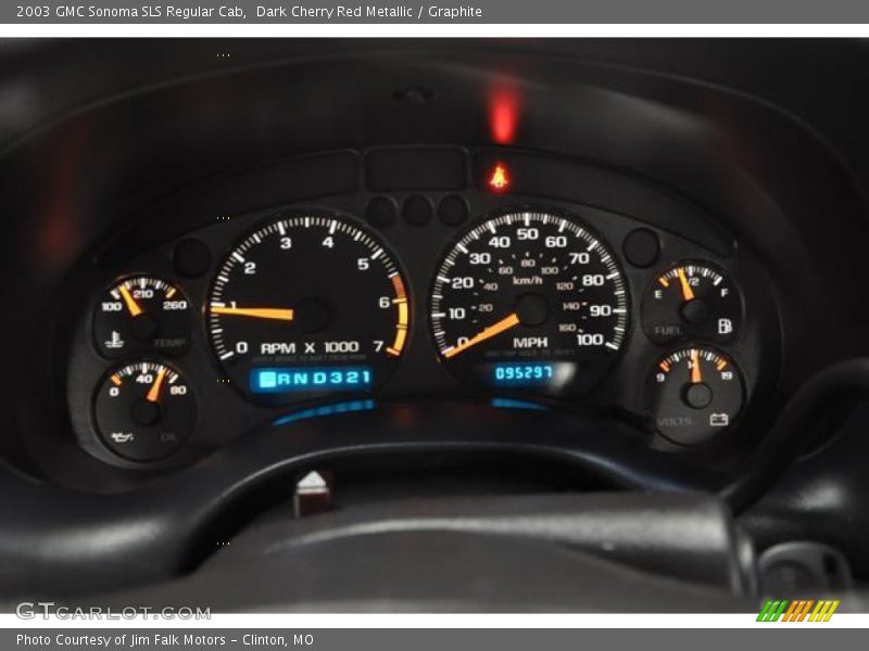  2003 Sonoma SLS Regular Cab SLS Regular Cab Gauges