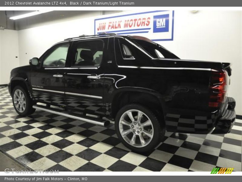 Black / Dark Titanium/Light Titanium 2012 Chevrolet Avalanche LTZ 4x4