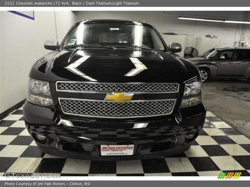 Black / Dark Titanium/Light Titanium 2012 Chevrolet Avalanche LTZ 4x4