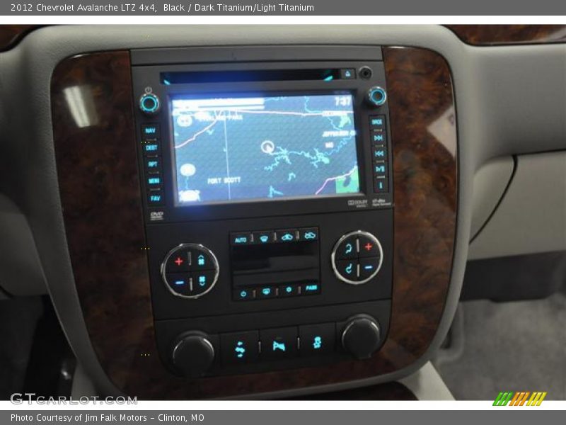 Black / Dark Titanium/Light Titanium 2012 Chevrolet Avalanche LTZ 4x4