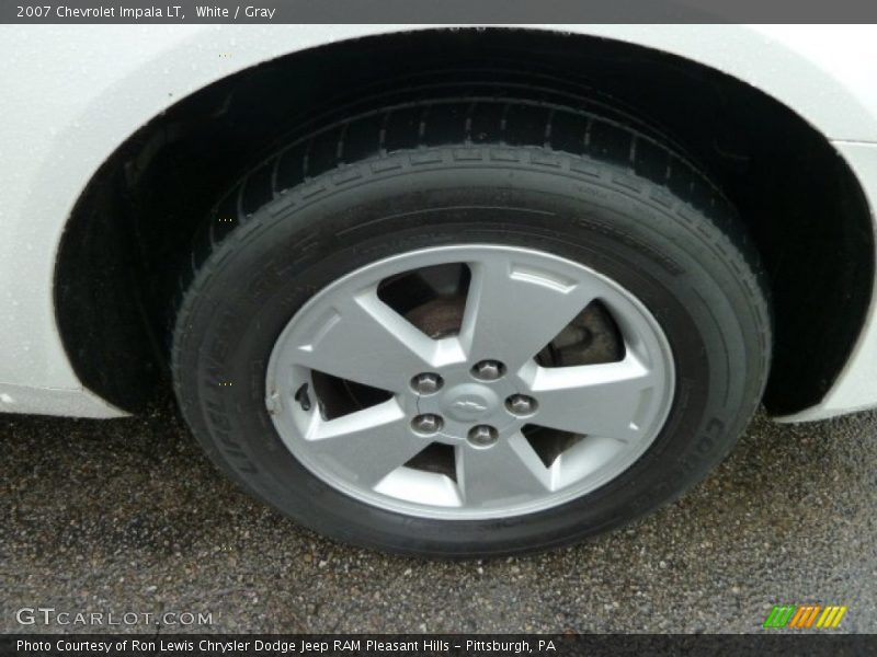 White / Gray 2007 Chevrolet Impala LT