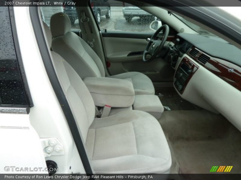 White / Gray 2007 Chevrolet Impala LT