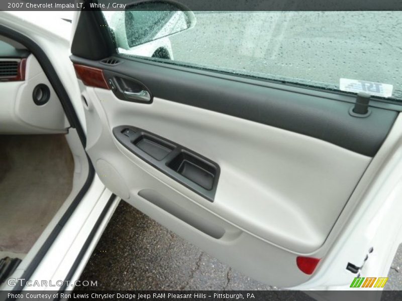 White / Gray 2007 Chevrolet Impala LT