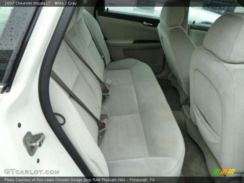 White / Gray 2007 Chevrolet Impala LT