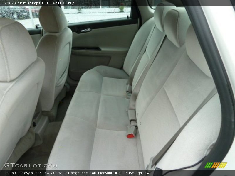 White / Gray 2007 Chevrolet Impala LT