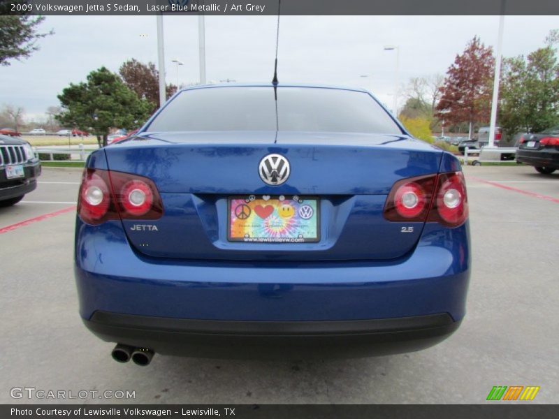Laser Blue Metallic / Art Grey 2009 Volkswagen Jetta S Sedan