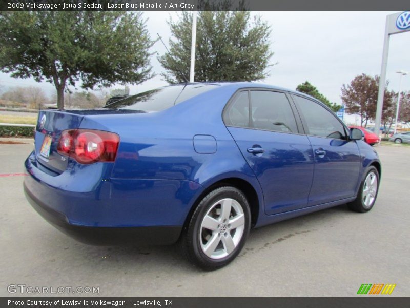 Laser Blue Metallic / Art Grey 2009 Volkswagen Jetta S Sedan