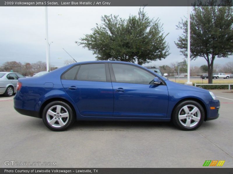 Laser Blue Metallic / Art Grey 2009 Volkswagen Jetta S Sedan