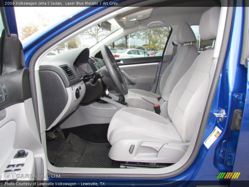 Laser Blue Metallic / Art Grey 2009 Volkswagen Jetta S Sedan