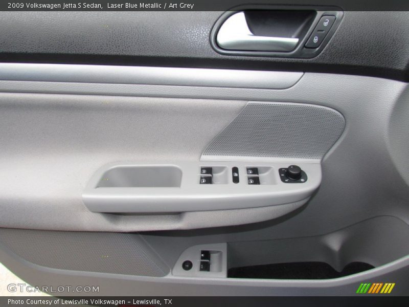 Laser Blue Metallic / Art Grey 2009 Volkswagen Jetta S Sedan