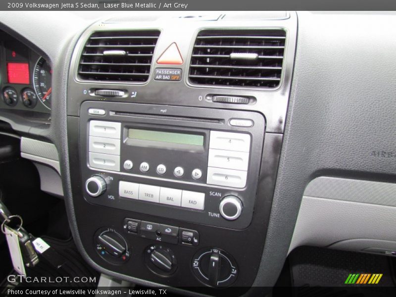 Laser Blue Metallic / Art Grey 2009 Volkswagen Jetta S Sedan