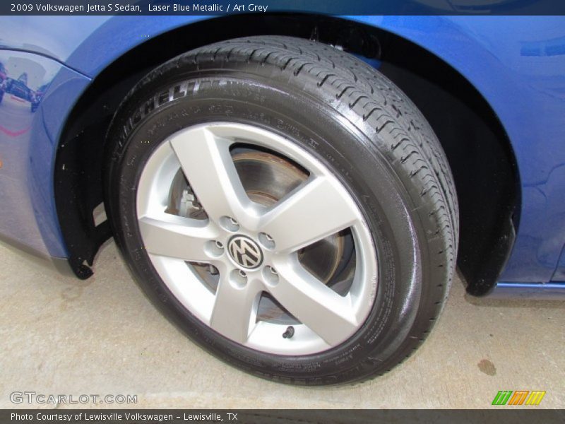 Laser Blue Metallic / Art Grey 2009 Volkswagen Jetta S Sedan