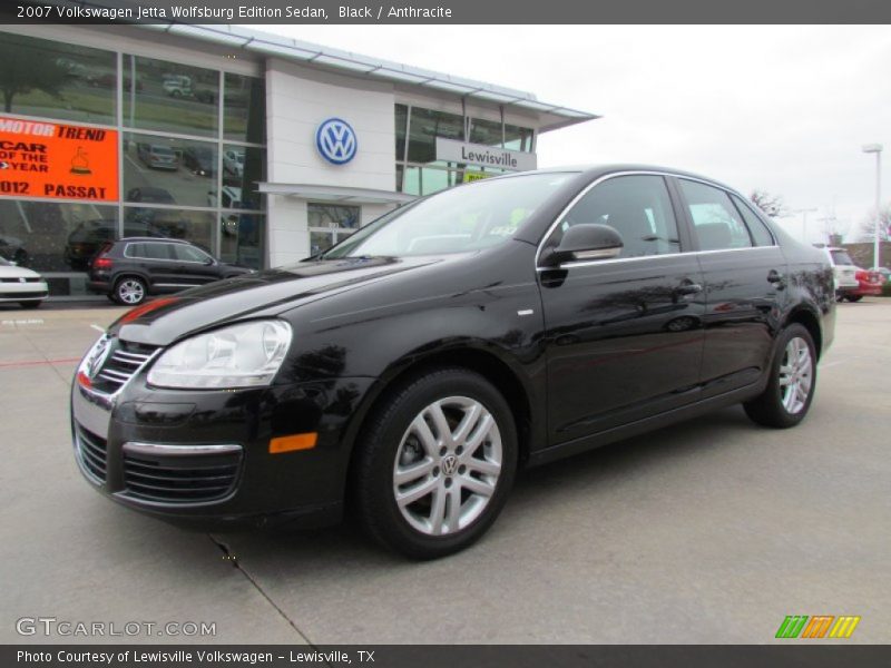 Black / Anthracite 2007 Volkswagen Jetta Wolfsburg Edition Sedan