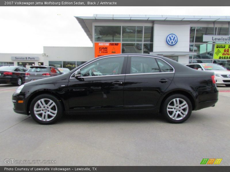 Black / Anthracite 2007 Volkswagen Jetta Wolfsburg Edition Sedan