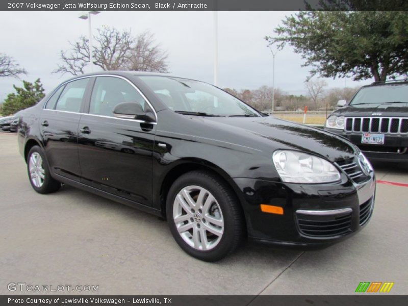 Black / Anthracite 2007 Volkswagen Jetta Wolfsburg Edition Sedan