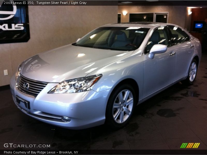 Tungsten Silver Pearl / Light Gray 2009 Lexus ES 350