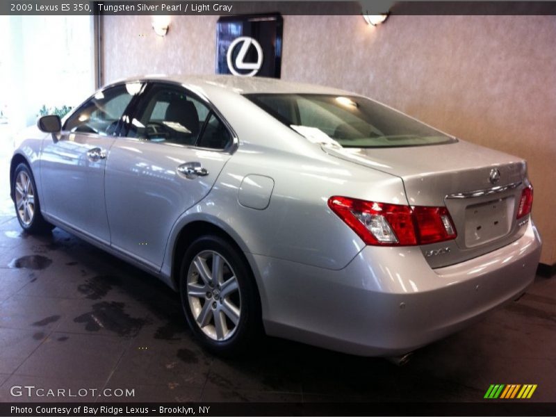 Tungsten Silver Pearl / Light Gray 2009 Lexus ES 350