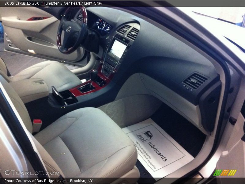 Tungsten Silver Pearl / Light Gray 2009 Lexus ES 350