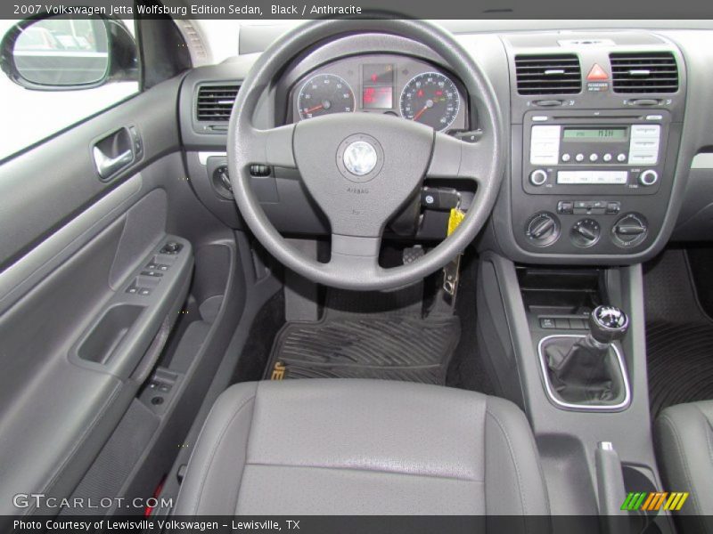 Black / Anthracite 2007 Volkswagen Jetta Wolfsburg Edition Sedan